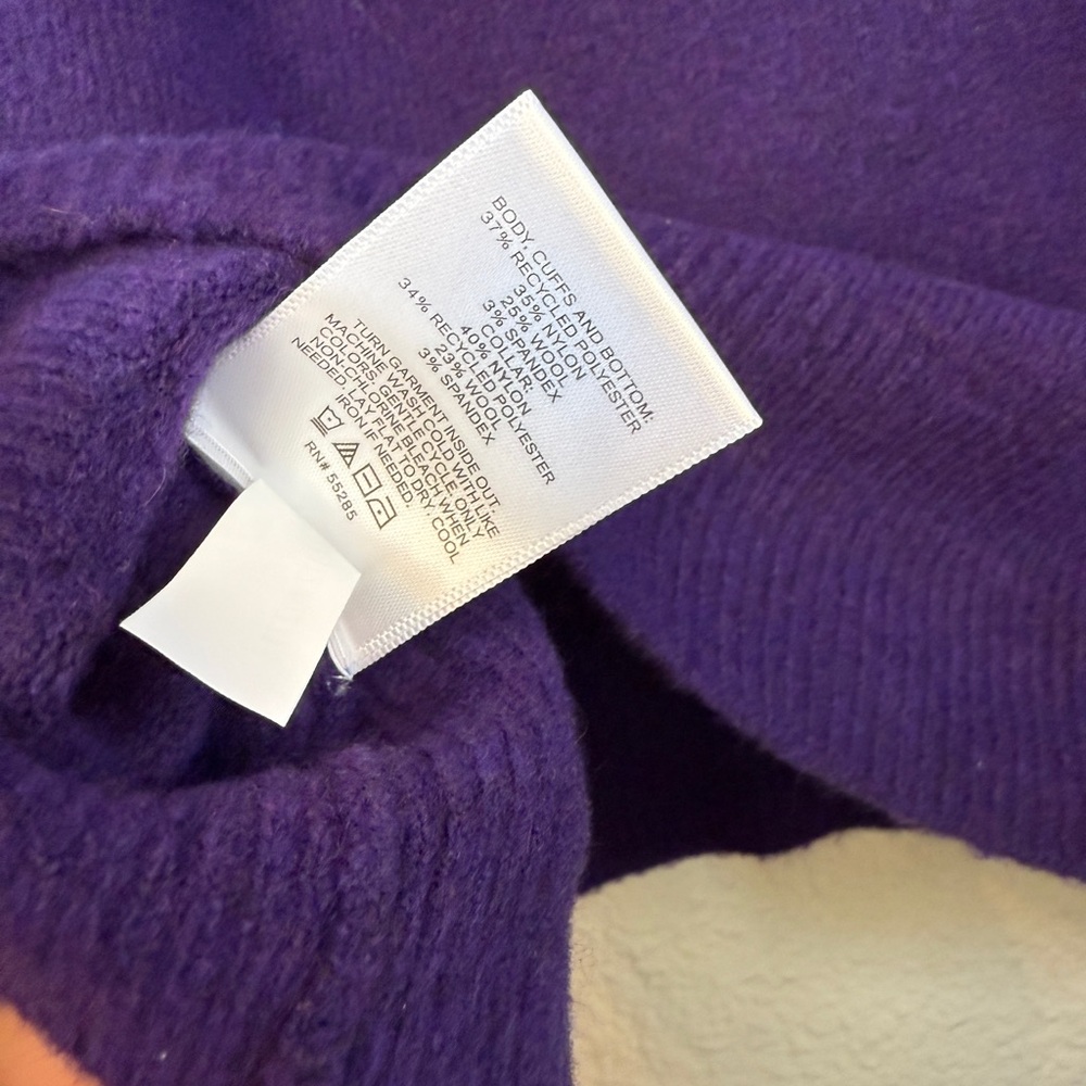 Express Ribbed Off The Shoulder Long Sleeve Sweater Top, Size Medium - Picture 5 of 12